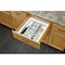 Rev-A-Shelf Drawer Insert, Polystyrene, White, 17.5 in W, 2.38 in H, 21.25 in D, 21.25 in L, White CT-3W-52 - alternate 2